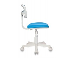 Кресло детское Бюрократ CH-W299 голубой TW-31 TW-55 крестовина пластик пластик белый-foto3