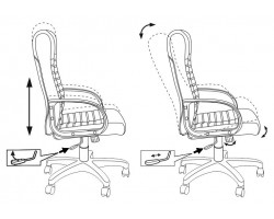 Кресло руководителя Бюрократ KB-10LITE черный эко.кожа крестовина пластик-foto5