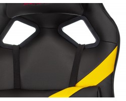 Кресло игровое Zombie DRIVER черный/желтый эко.кожа с подголов. крестовина пластик-foto6