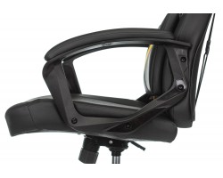 Кресло игровое Zombie DRIVER черный/желтый эко.кожа с подголов. крестовина пластик-foto8