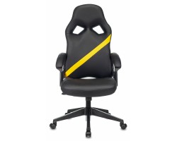 Кресло игровое Zombie DRIVER черный/желтый эко.кожа с подголов. крестовина пластик-foto12