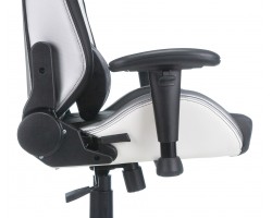 Кресло игровое Zombie HERO QUEEN PRO черный/белый эко.кожа с подголов. крестовина пластик-foto11