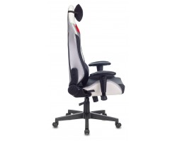 Кресло игровое Zombie HERO QUEEN PRO черный/белый эко.кожа с подголов. крестовина пластик-foto3