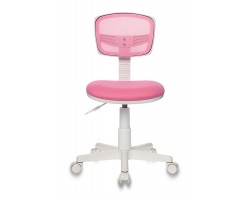 Кресло детское Бюрократ CH-W299 розовый TW-06A TW-13A сетка/ткань крестовина пластик пластик белый-foto2