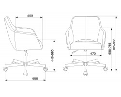 Кресло Бюрократ CH-380M стальное небо 38-405 крестовина металл-foto7