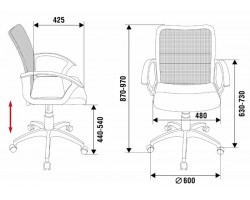 Кресло Бюрократ CH-590SL черный эко.кожа/сетка крестовина металл хром-foto6