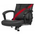 Кресло игровое Zombie DRIVER черный/красный эко.кожа с подголов. крестовина пластик