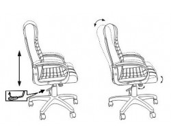 Кресло руководителя Бюрократ KB-10 черный эко.кожа крестовина пластик-foto7