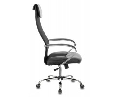 Кресло руководителя Бюрократ CH-608SL черный TW-01 TW-11 эко.кожа/сетка с подголов. крестовина металл хром-foto3