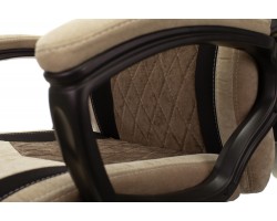 Кресло игровое Zombie VIKING 6 KNIGHT Fabric коричневый/бежевый с подголов. крестовина металл-foto9