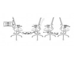 Кресло руководителя Бюрократ MC-915 черный TW-01 26-B01 сетка/ткань крестовина алюминий-foto7