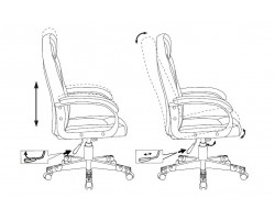 Кресло игровое Zombie GAME 17 черный/красный текстиль/эко.кожа крестовина пластик-foto6