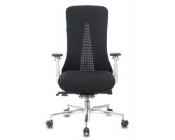 Кресло руководителя Бюрократ _MONE черный сетка/ткань крестовина алюминий-foto2