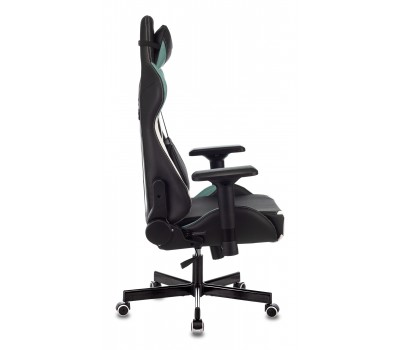 Кресло игровое Zombie VIKING TANK черный/серый/белый эко.кожа с подголов. крестовина металл