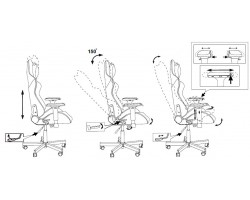 Кресло игровое Zombie VIKING TANK черный/серый/белый эко.кожа с подголов. крестовина металл-foto16
