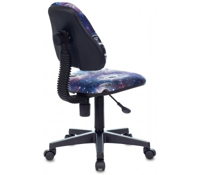 Кресло детское Бюрократ KD-4 синий космопузики крестовина пластик