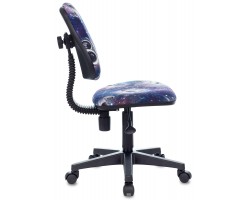 Кресло детское Бюрократ KD-4 синий космопузики крестовина пластик-foto3