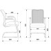 Кресло Бюрократ CH-599AV серый TW-32K03 сиденье черный TW-11 сетка/ткань полозья металл металлик