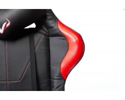 Кресло игровое Zombie VIKING 5 AERO черный/красный эко.кожа с подголов. крестовина пластик-foto10