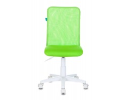 Кресло детское Бюрократ KD-9 салатовый TW-03А TW-18 сетка/ткань крестовина пластик пластик белый-foto2