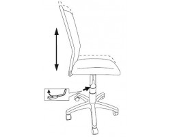 Кресло детское Бюрократ KD-9 салатовый TW-03А TW-18 сетка/ткань крестовина пластик пластик белый-foto7