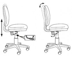 Кресло детское Бюрократ CH-W213 голубой TW-55 крестовина пластик пластик белый-foto6