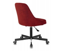 Кресло Бюрократ CH-340M бордовый Velvet 09 крестовина металл-foto4