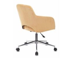 Кресло Бюрократ CH-380SL янтарный Italia 9 крестовина металл хром-foto4