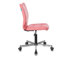 Кресло Бюрократ CH-330M розовый Lincoln 205 эко.кожа крестовина металл хром-foto3