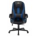 Кресло игровое Zombie 9 черный/синий текстиль/эко.кожа крестовина пластик