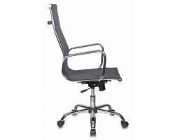 Кресло руководителя Бюрократ CH-993 черный M01 сетка крестовина металл хром-foto3