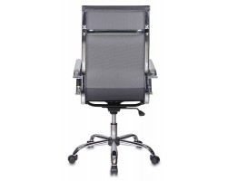 Кресло руководителя Бюрократ CH-993 черный M01 сетка крестовина металл хром-foto4