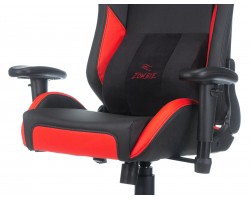 Кресло игровое Zombie HERO BATTLEZONE PRO черный/красный эко.кожа с подголов. крестовина пластик-foto9