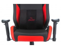 Кресло игровое Zombie HERO BATTLEZONE PRO черный/красный эко.кожа с подголов. крестовина пластик-foto6