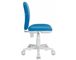 Кресло детское Бюрократ KD-W10 голубой 26-24 крестовина пластик пластик белый-foto3