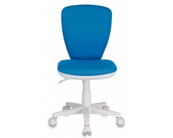 Кресло детское Бюрократ KD-W10 голубой 26-24 крестовина пластик пластик белый-foto2