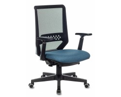 Кресло руководителя Бюрократ EXPERT черный TW-01 сиденье синий 38-415 сетка/ткань с подголов. крестовина пластик-foto5