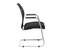 Кресло Бюрократ CH-599AV черный TW-01 сиденье черный TW-11 сетка/ткань полозья металл металлик-foto3