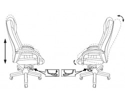 Кресло руководителя Бюрократ T-9923MAHOGANY черный кожа крестовина металл/дерево-foto6