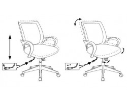 Кресло Бюрократ CH-695N черный TW-01 сиденье черный TW-11 сетка/ткань крестовина пластик-foto6