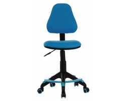 Кресло детское Бюрократ KD-4-F голубой TW-55 крестовина пластик подст.для ног-foto2