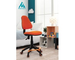 Кресло детское Бюрократ KD-4-F голубой TW-55 крестовина пластик подст.для ног-foto4