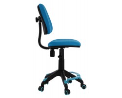 Кресло детское Бюрократ KD-4-F голубой TW-55 крестовина пластик подст.для ног-foto3