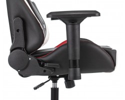 Кресло игровое Zombie VIKING TANK черный/красный/белый эко.кожа с подголов. крестовина металл-foto8