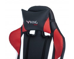 Кресло игровое Zombie VIKING TANK черный/красный/белый эко.кожа с подголов. крестовина металл-foto10