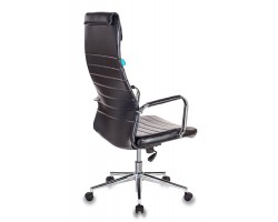 Кресло руководителя Бюрократ KB-9N/ECO черный эко.кожа с подголов. крестовина металл хром-foto4