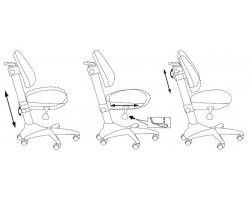 Кресло детское Бюрократ KD-2 розовый сердца Hearts-Pk крестовина пластик-foto7