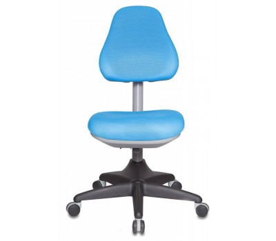 Кресло детское Бюрократ KD-2 светло-голубой TW-55 крестовина пластик