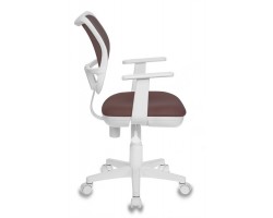 Кресло детское Бюрократ CH-W797 коричневый сиденье коричневый TW-14C сетка/ткань крестовина пластик пластик белый-foto3