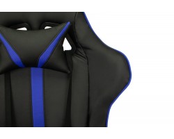 Кресло игровое Zombie A4 черный/синий эко.кожа с подголов. крестовина пластик-foto7